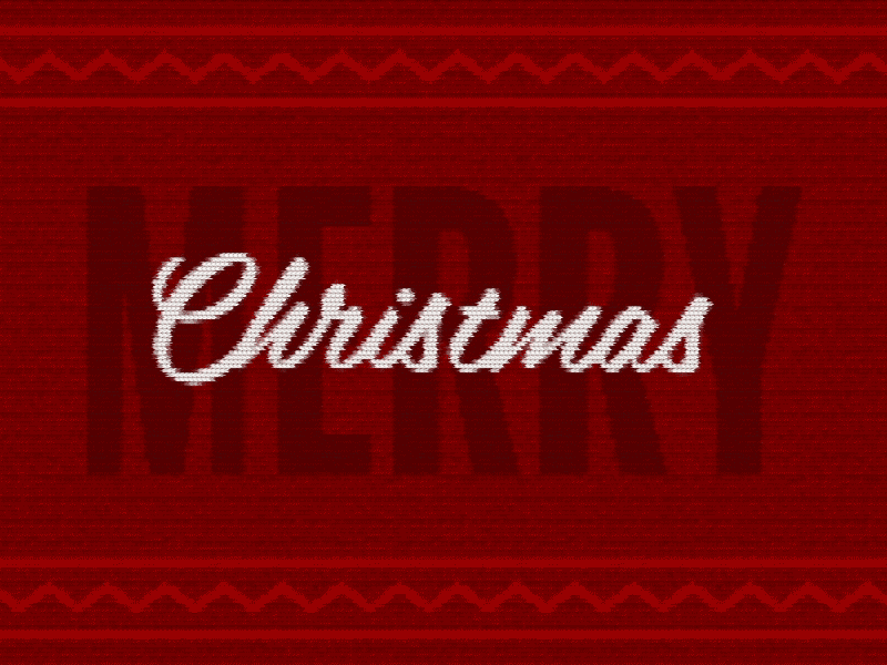 Merry Christmas 2d after effects animation cel font framebyframe type typeface winter