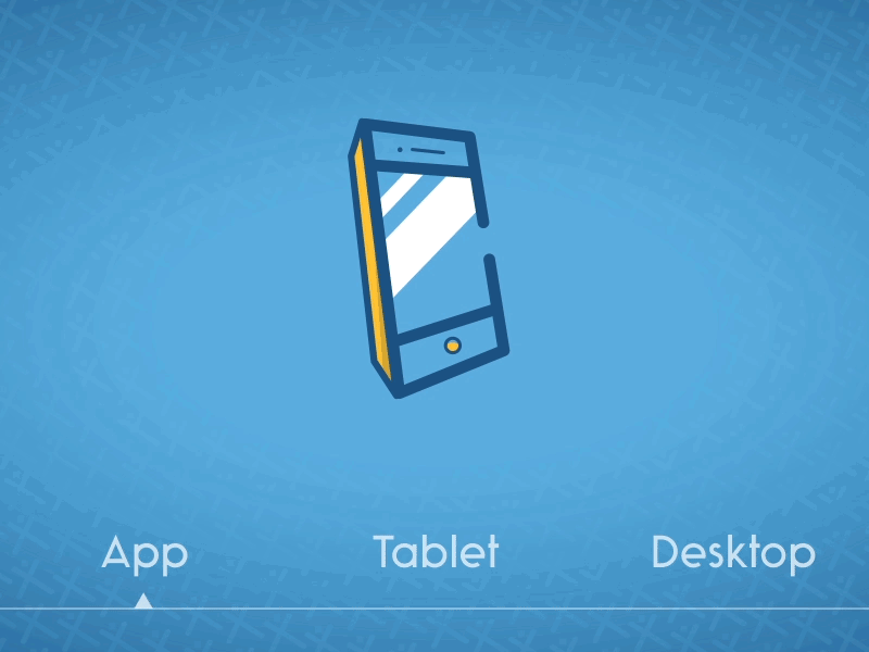 Device icons morphing 2d after effects animation app desktop device icon morphing tablet