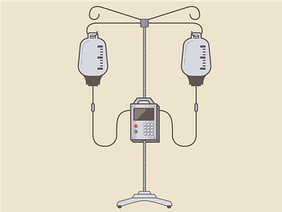 Can I get one of these filled with coffee? coffee equipment hospital illustration iv medical pump vector vein