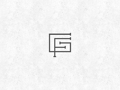 New lettermark initials labyrinth lettermark logo