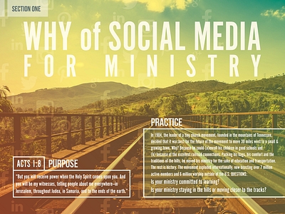 Why of Social Media for Ministry channel church ebook media pdf playbook railroad social