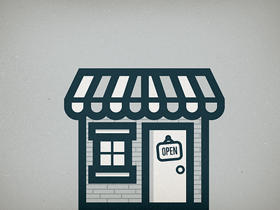 Small Business business company explainer icon illustration manage shopping vector