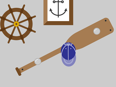 Creative Coat Racks anchor article ehow hang icon illustration nautical oar tutorial vector