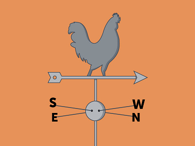 Weather Vane directions ehow farm icon illustration morning roof rooster vector weather wind
