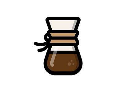 Chemex beans brew caffeine chemex coffee espresso icon illustration mug starbucks vector