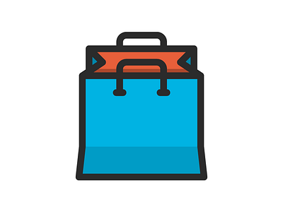 Did you get me anything? bag carry ecommerce icon illustration purchase retail shop shopping vector