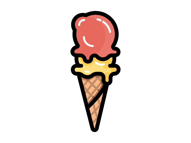 Ice Cream by Grant Fisher on Dribbble