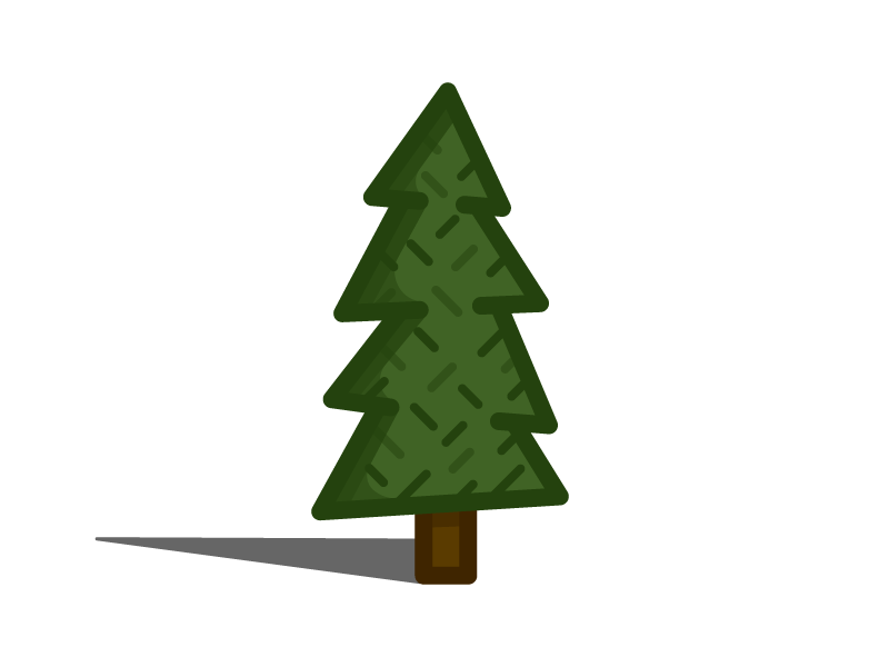 Pine Tree by Grant Fisher on Dribbble