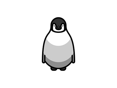 Penguin antarctica bird cold icon illustration penguin spot illustration vector zoo