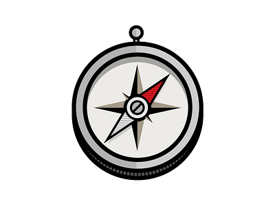 Compass camping compass direction icon illustration map navigate navigation travel vector