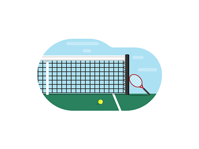 Tennis baseball court icon illustration sports tennis vector wimbledon