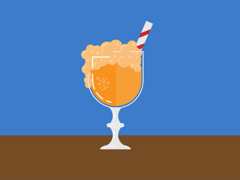 Ice Cream Float by Grant Fisher on Dribbble