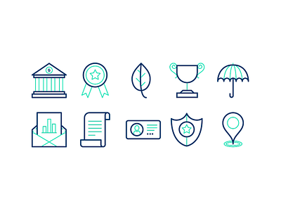 More icons document finance growth icon id illustration navigation report security trophy ui winning