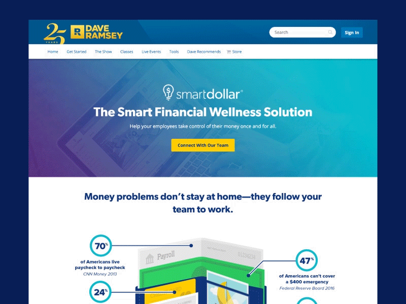 SmartDollar landing page