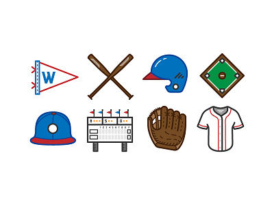 October is the best month baseball game glove hat helmet icon illustration jersey mlb playoffs uniform vector
