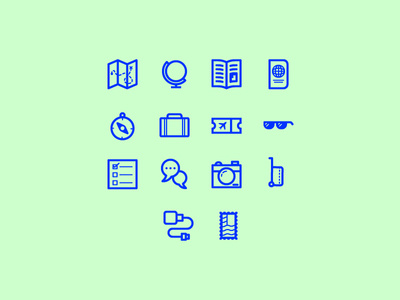 Travel Icon Set