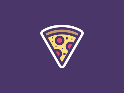 Some 'za cheese eat food icon icon set illustration junk food pepperoni pizza sticker sticker set vector