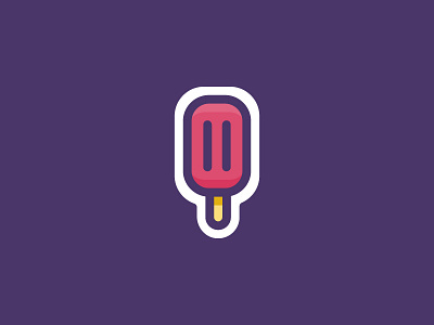 Popsicle dessert ice cream icon icon set illustration melt sticker sticker set summer sweets vector