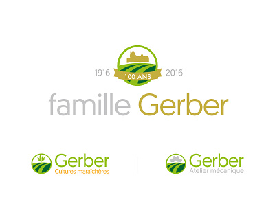 Gerber Family | multiple logo design branding logo visual identity