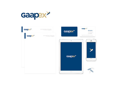 Gaapex | Branding & stationery branding logo stationery