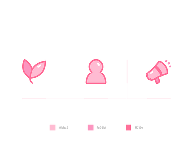 UI Icon collection, color research colorful display grey icon collection icons pink platform ui