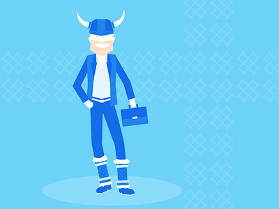 Viking businessman - Blog article illustration