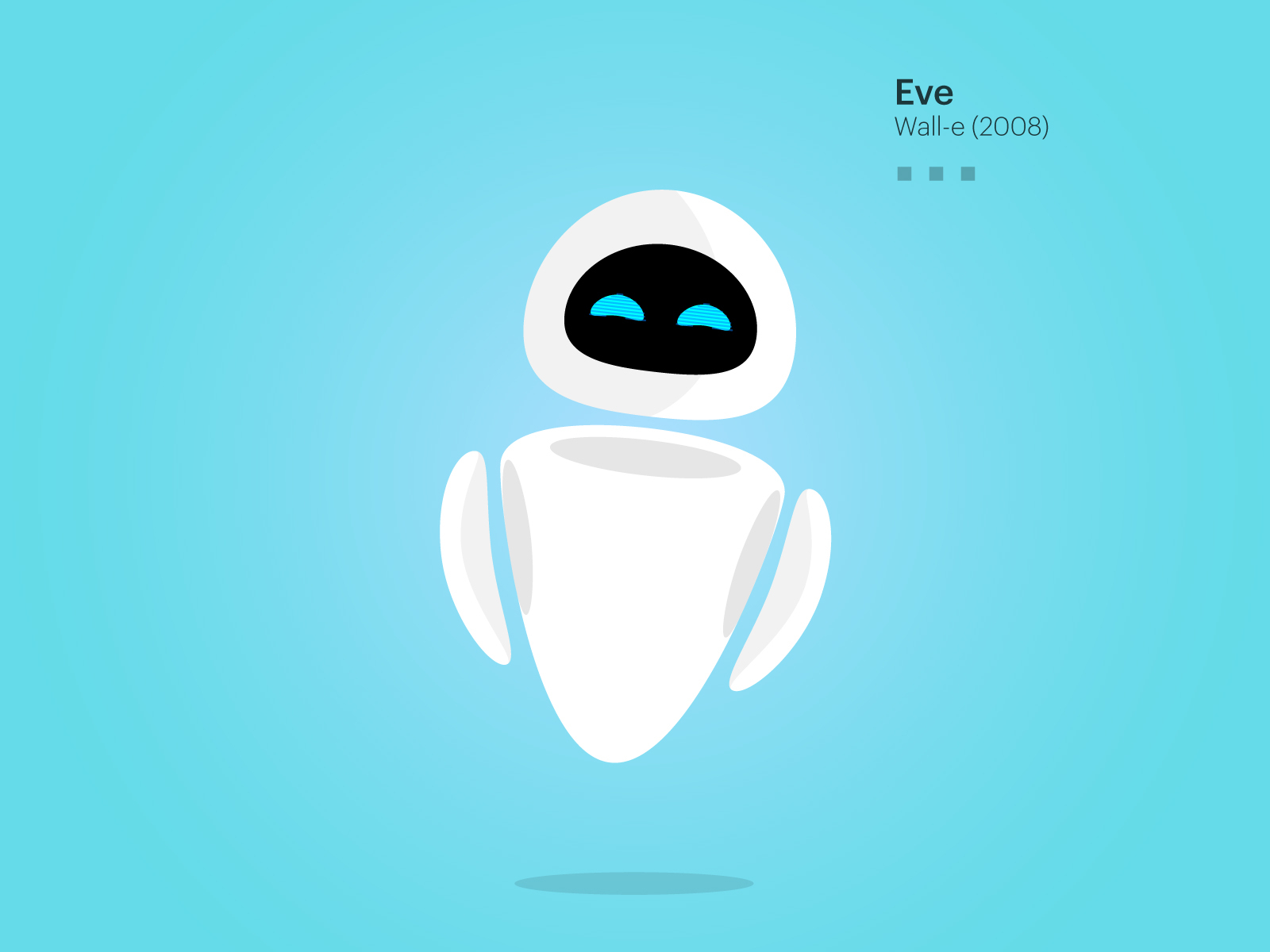 Eve from Wall-E by Michael V. on Dribbble