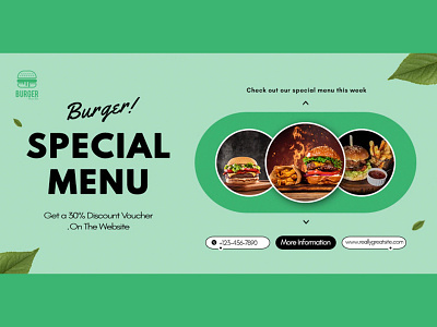 Burger Menu Banner