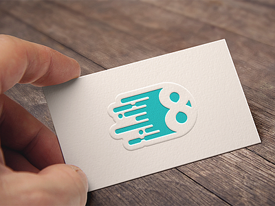 Embossed Business Card Mockup business card logo logo design material design mockup