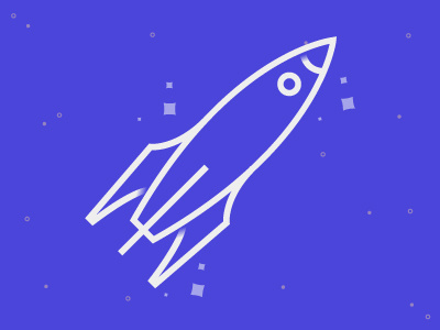 Lift Off (pt. ii) gradient iconography rocket rocket ship lift off space