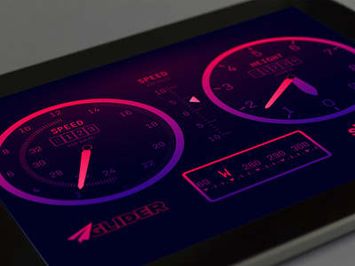 Glider Digital Cluster