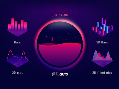 Charger MCU Interface concept Siili 60fps animation car design mcu minimal siili ui