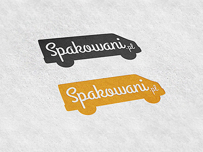 Spakowani logo design logo transport