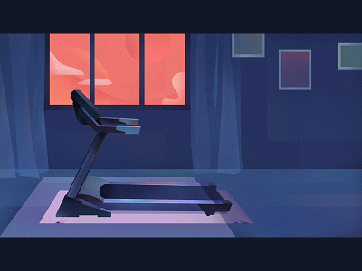 Treadmill | Illustration illustration treadmill