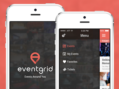 New Events App coming soon app eventgrid events ios7 iphone ticket