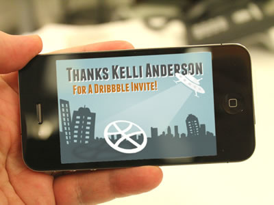 Thanks Kelli Anderson for a Dribbble Invite!