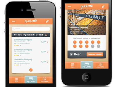 Design iPhone app for royalty program restaurants app iphone mobile
