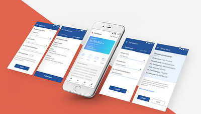 Mobile banking app - GoodBank android app design mobile app design ui ux