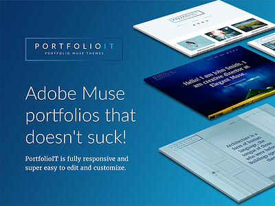 PortfolioIT muse portfolio muse templates