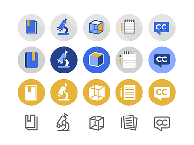 Icon experimentation icons