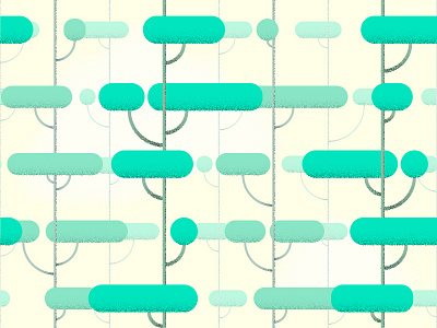 Tree Pattern v2 grain illustration illustrator pattern plants repeatable seamless texture tree vector