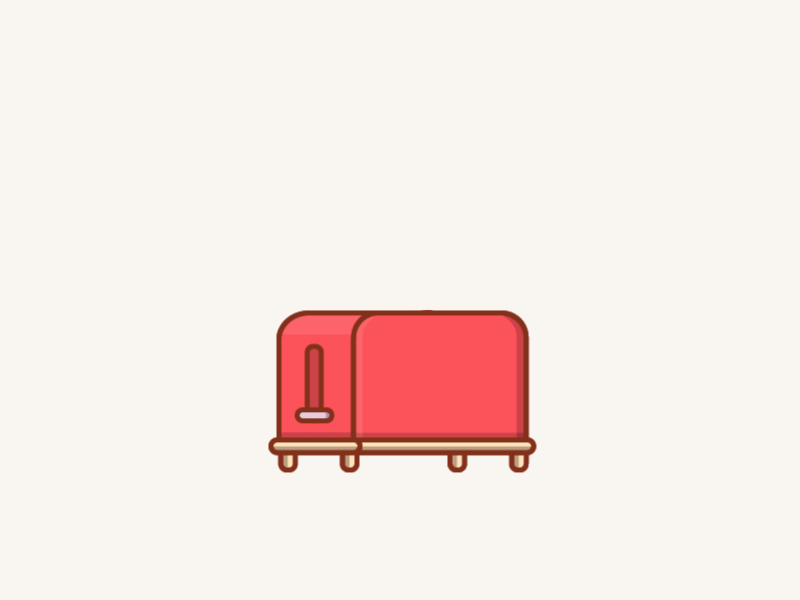 Toaster by Amie Hsieh on Dribbble