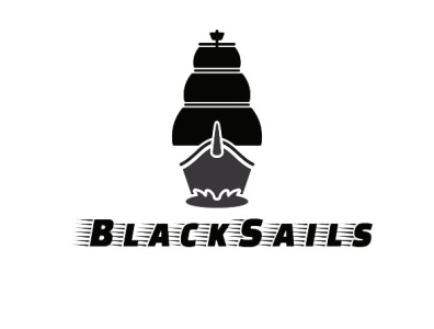 BlackSail a professional company Logo branding design graphic design illustration logo typography