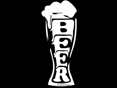 Beer Glass T-shirt Design design graphic design illustration t shirt tshirt typography