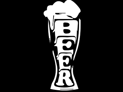 Beer Glass T-shirt Design