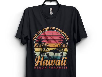 Custom Hawaii T-Shirt Design design graphic design illustration t shirt tshirt typography