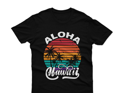 Custom Hawaii T-Shirt Design design graphic design illustration t shirt tshirt typography