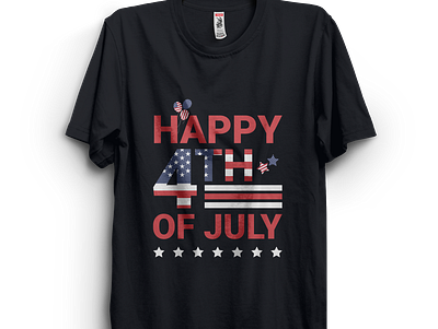 USA 4th July T-Shirt Design design graphic design illustration t shirt tshirt typography