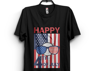 USA 4th July T-Shirt Design design graphic design illustration t shirt tshirt typography