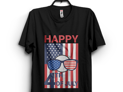 USA 4th July T-Shirt Design